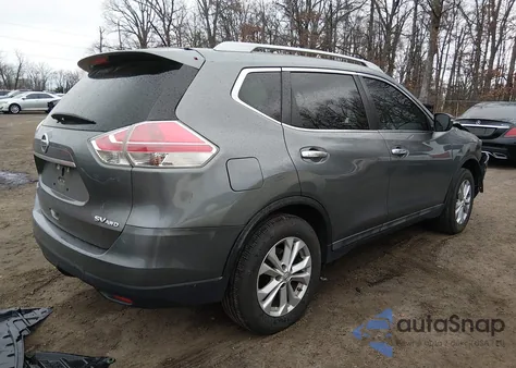 2015 Nissan Rogue Sv из США, поврежденный, VIN 5N1AT2MV9FC853500